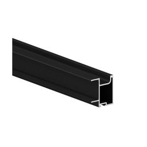 PROFILO MANIGLIA DA INCASSO MOD. SHARP19 PER PLACARD74 LUNGHEZZA 2,70mt NERO