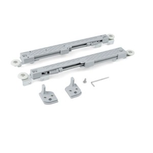 KIT RALLENTATORI CHIUSURA SOFT PER CARRELLI PLACARD74 PER 1 ANTA DI PESO FINO 30 Kg