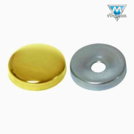 BORCHIA CON FONDELLO COPRIVITE BOMBATA OTTONE LUCIDO