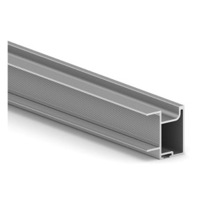 PROFILO MANIGLIA DA INCASSO MOD. SHARP19 PER PLACARD74 LUNGHEZZA 2,70mt ARGENTO