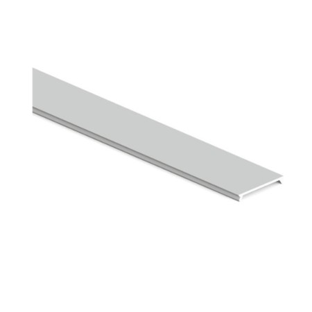 Profilo Tappo Copertura Emuca Binario 48mm Placard74 3mt90 Argento