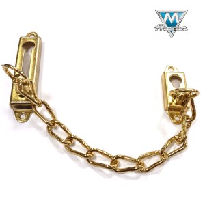 CATENA DI SICUREZZA PER PORTE IN FERRO OTTONATO