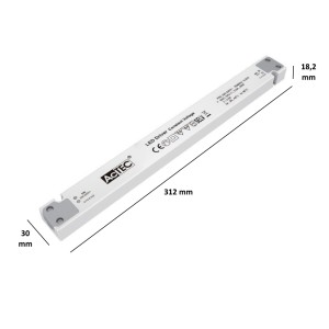 ALIMENTATORE ULTRASLIM 100 WATT 24 V AcTEC