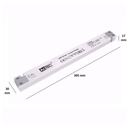 ALIMENTATORE ULTRASLIM 60 WATT 24 V AcTEC