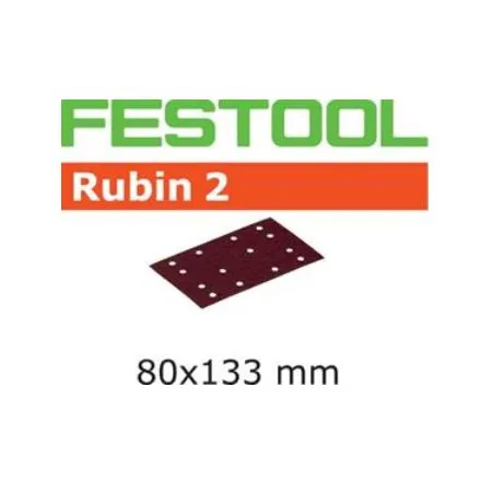 FOGLIO ABRASIVO FESTOOL RUBIN 80X133 mm
