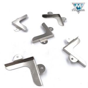 GANCIO FERMASPECCHIO/VETRO NIKELATO ART.340 AD ANGOLO