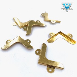 GANCIO FERMASPECCHIO/VETRO OTTONATO ART.340 AD ANGOLO