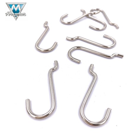 GANCIO AD UNCINO ART. 260/4 NIKELATO PER PANNELLI EXPO