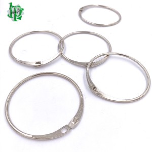 ANELLO PER CHIAVI APRIBILE NICHELATO DIAM.90 MM