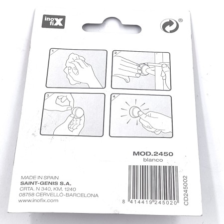 PARACOLPO BIANCO ADESIVO IN BLISTER DA 2 PZ