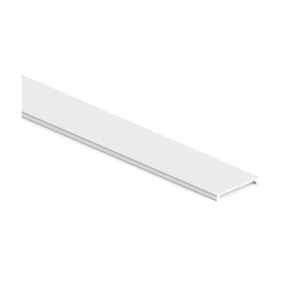 PROFILO/TAPPO DI COPERTURA PER BINARIO INFERIORE A CANALE DA 48mm PLACARD74 BIANCO