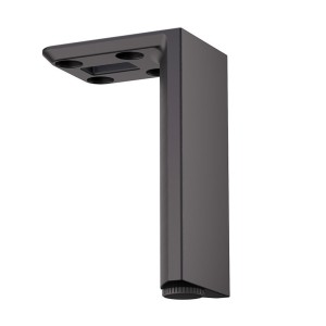 PIEDINO PI30 B  MM.120 NERO OPACO