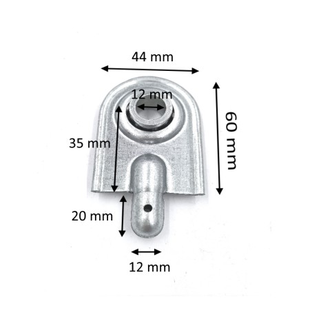 CUSCINETTO ESTRAIBILE ZINCATO CON INNESTO MASCHIO
