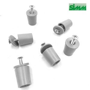 TAPPO ARRESTO IN NYLON MM.28 CON VITE