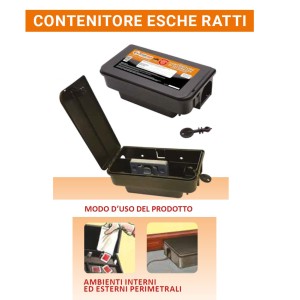 CONTENITORE DI SICUREZZA PER ESCHE RODENTICIDA PROTEMAX -OFFERTA-