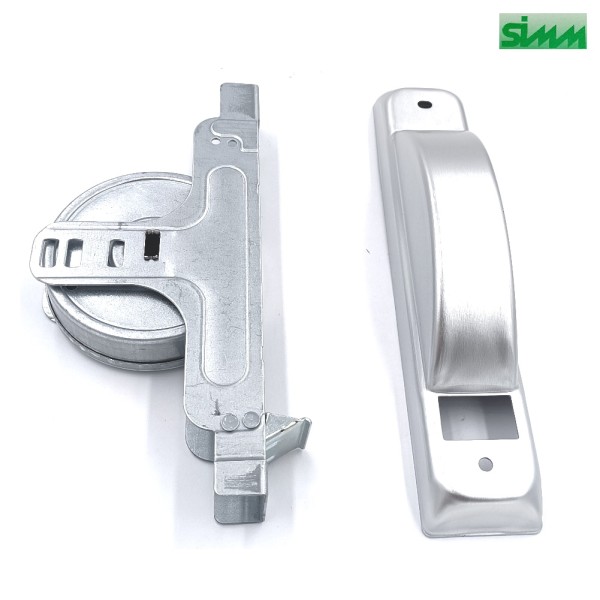 Avvolgitore Semincasso mt.10 Int.165mm Placca Alluminio SIMM