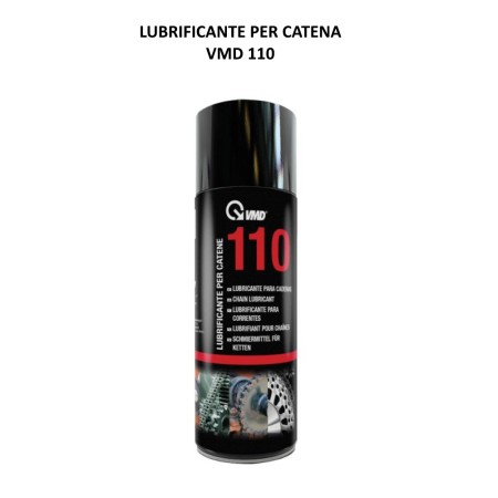 LUBRIFICANTE PER CATENE VMD 100 BOMBOLA SPRAY 400 ML LUBRIFICANTE PER CATENE VMD 100 BOMBOLA SPRAY 400 ML