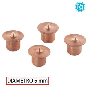 SPINE A CENTRARE DIAMETRO 6 MM (CONF. DA 4 PEZZI)
