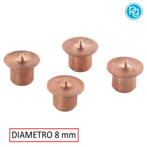 SPINE A CENTRARE DIAMETRO 8 MM (CONF. DA 4 PEZZI)