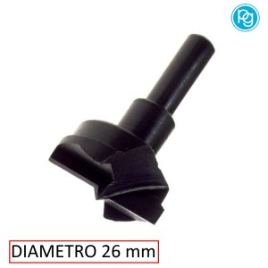 FRESA PER CERNIERE DIAMETRO 26 MM