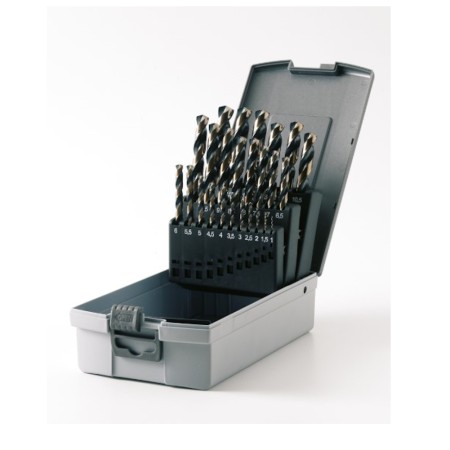 SERIE 25 PUNTE HSS-G da 1-13 mm IN CASSETTA