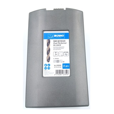 SERIE 25 PUNTE HSS-G da 1-13 mm IN CASSETTA