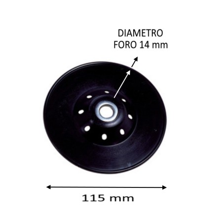 PLATORELLO IN NYLON DIAMETRO 115 MM PLATORELLO IN NYLON DIAMETRO 115 MM