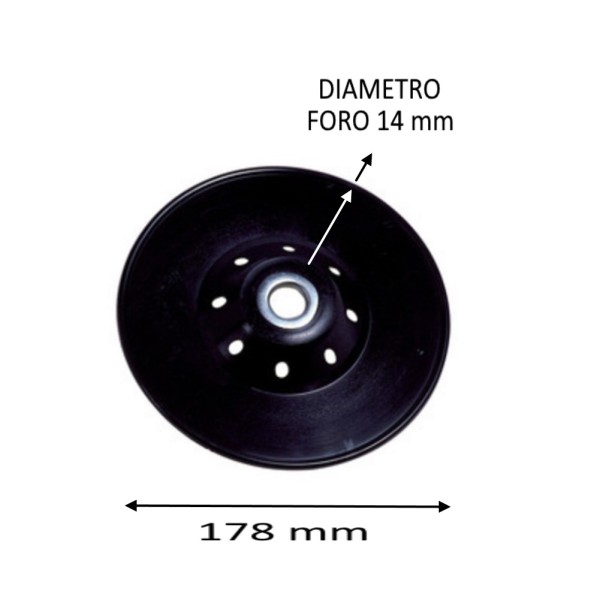 PLATORELLO IN NYLON DIAMETRO 178 MM