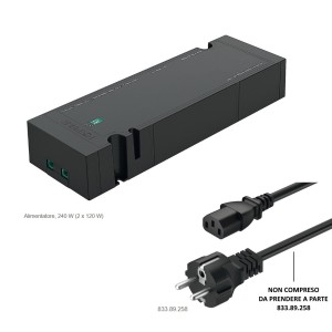 DRIVER PER LED 24Volt 240Watt (2x120W) HAFELE LOOX5 SENZA CAVO E SPINA EU 833.95.012