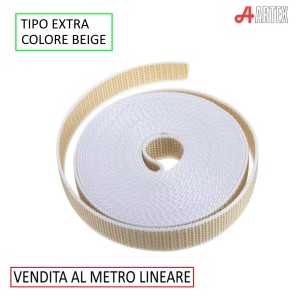 CINTINO TIPO EXTRA BEIGE LARGHEZZA 22 MM - SPESSORE 2.2 MM