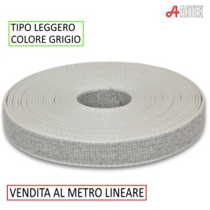 CINTINO TIPO LEGGERO GRIGIO LARGHEZZA 22 MM - SPESSORE 1.8 MM