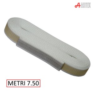 CINTINO BEIGE/GRIGIO MT 7.5 PER PORTAFINESTRA IN BUSTINA PVC