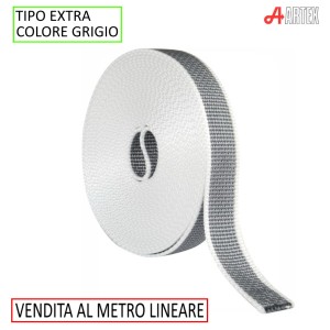 CINTINO TIPO EXTRA GRIGIO LARGHEZZA 22 MM - SPESSORE 2.2 MM