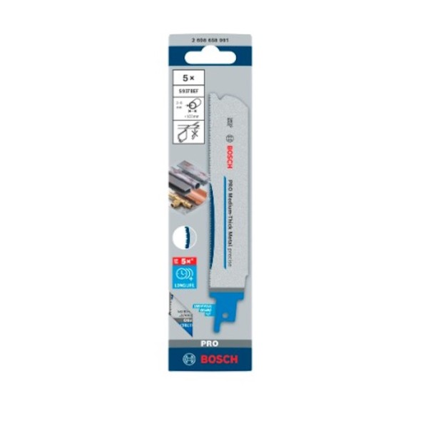 LAMA BOSCH S 937 BEF PER FERRO L 150 mm