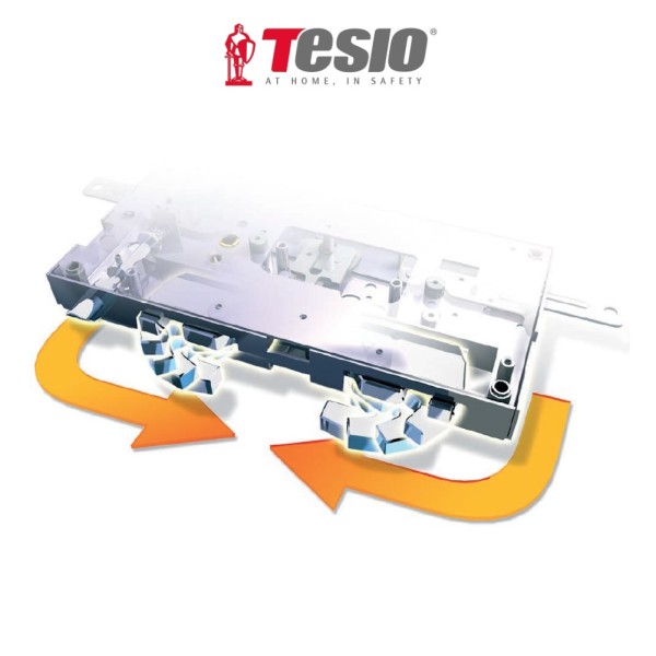 SERRATURA TESIO GRIPSTOP TRIPLICE SINISTRA RICAMBIO PER BLINDATI