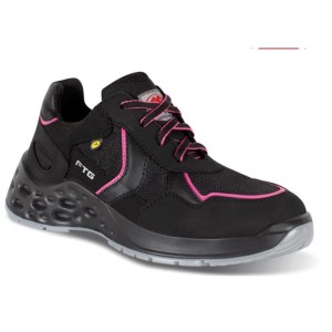 SCARPA FTG DONNA SMART S3S FO SR ESD NERA-FUCSIA-OFFERTA-