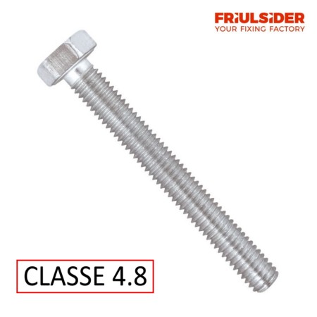 BULLONE TESTA ESAGONALE CLASSE 4.8 ZINCATO