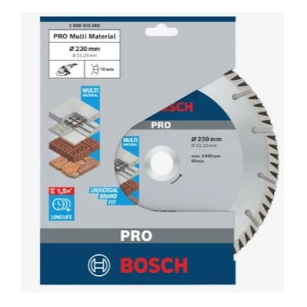 DISCO DIAMANTATO BOSCH D.230 mm UNIVERSAL PROMO