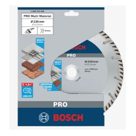 DISCO DIAMANTATO BOSCH D.230 mm UNIVERSAL PROMO DISCO DIAMANTATO BOSCH D.230 mm UNIVERSAL PROMO