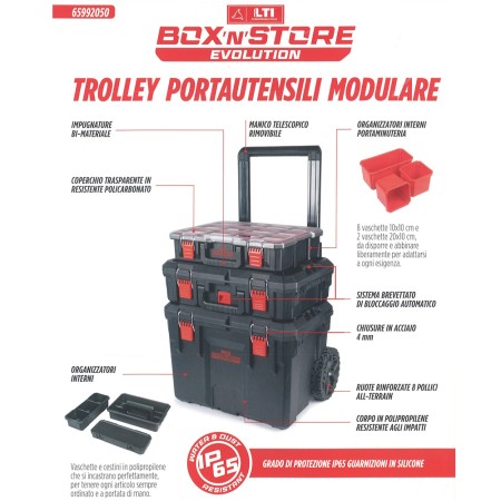 TROLLEY KRINO PORTAUTENSILI BOX'n'STORE OFFERTA! TROLLEY KRINO PORTAUTENSILI BOX'n'STORE OFFERTA!