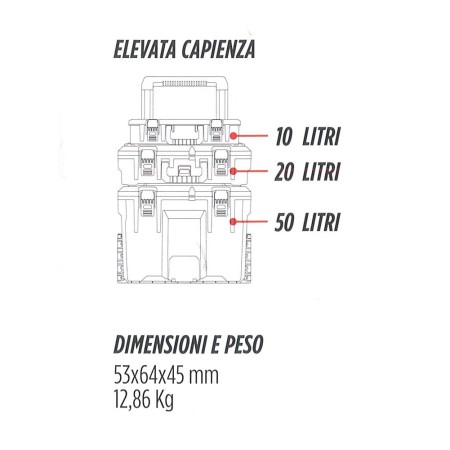 TROLLEY KRINO PORTAUTENSILI BOX'n'STORE OFFERTA! TROLLEY KRINO PORTAUTENSILI BOX'n'STORE OFFERTA!