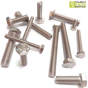 BULLONE TESTA ESAGONALE IN ACCIAIO INOX A2