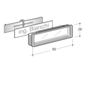 KIT PORTANOME PER CASSETTE OPEN AIR 300 COD.30-027 -OFFERTA-