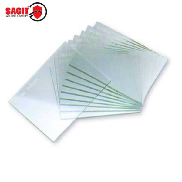 VETRO TRASPARENTE 75 X 98 MM PER MASCHERA SALDATORE