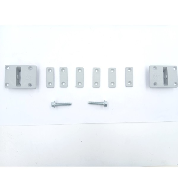 KIT RADDRIZZA ANTE SLIDING APE senza ASTA GRIGIO