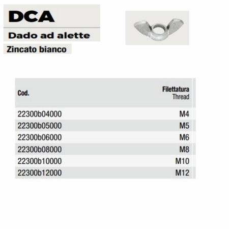 DADO ALETTATO ZINCATO