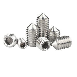 GRANO A PUNTA ZINCATO  ISO4027 DIN914