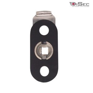 BLOCCO SICUREZZA OVALE PER MANIGLIA DK NERO