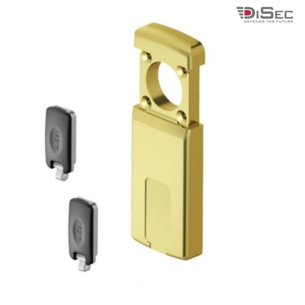 DEFENDER MAGNETICO PER CHIAVE DOPPIA MAPPA/POMPA OTTONE LUCIDO