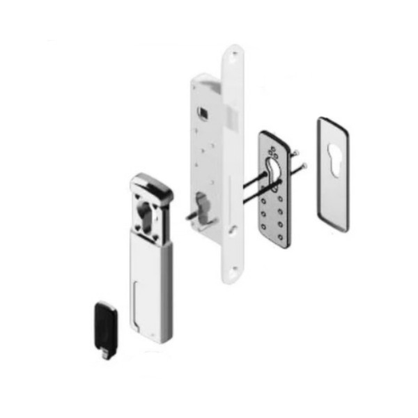 DEFENDER MAGNETICO PER CILINDRO EUROPEO CROMO SATINATO